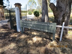 Martindale Hall - entrance and start of the Long Drive