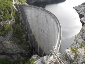 Gordon Dam in Gordon-Franklin Wild Rivers NP