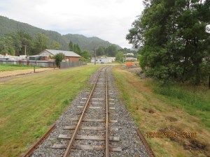 Leaving Queenstown on the narrow gauge: 3' 6''