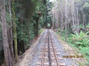 The third rail in place