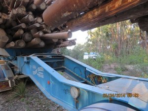 Another view of the log-truck