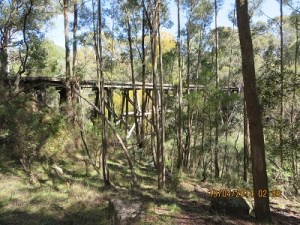 Another view of trestle bridge