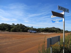 The highest point on Kangaroo Island - 307 metres asl - just in the bush behind the car
