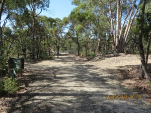 Turn right at Gate 9 onto Stringy Bark Track