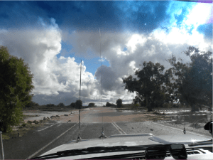 Crossing Breakfast Time Creek at afternoon tea time. JCD photo