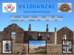 QSL card from Farina