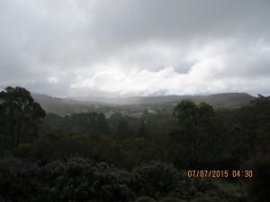 Mark Oliphant Conservation Park on a Winter's day: from our place