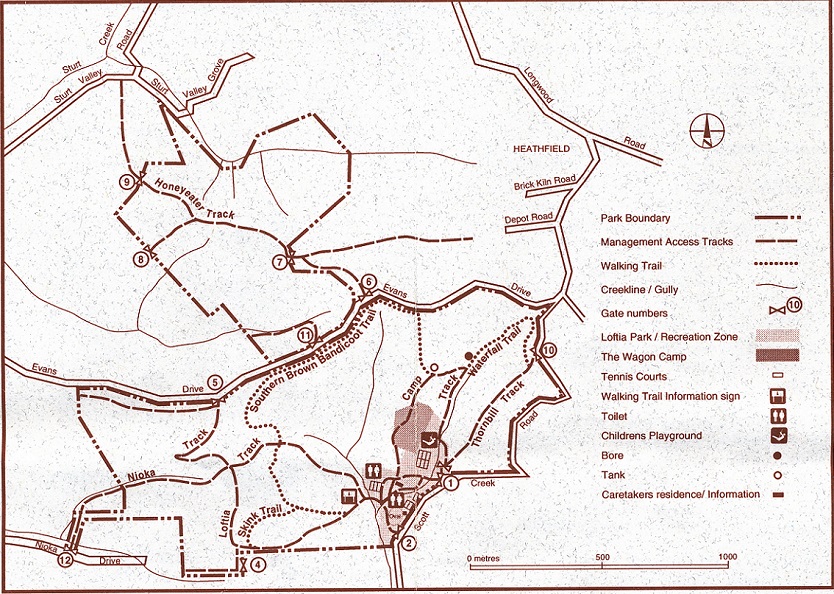 Map of Mark Oliphant CP