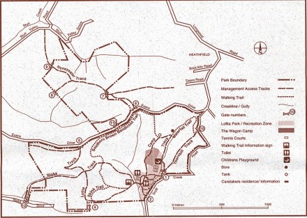 Map of Mark Oliphant CP