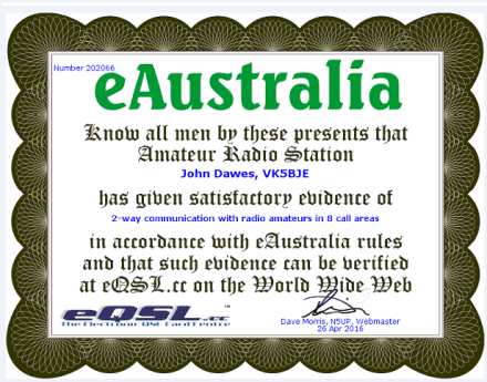 eqsl v2 worked all VK