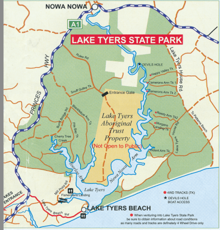 Lake Tyers State Park