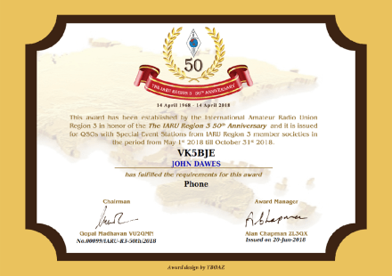 Region 3 50IARU